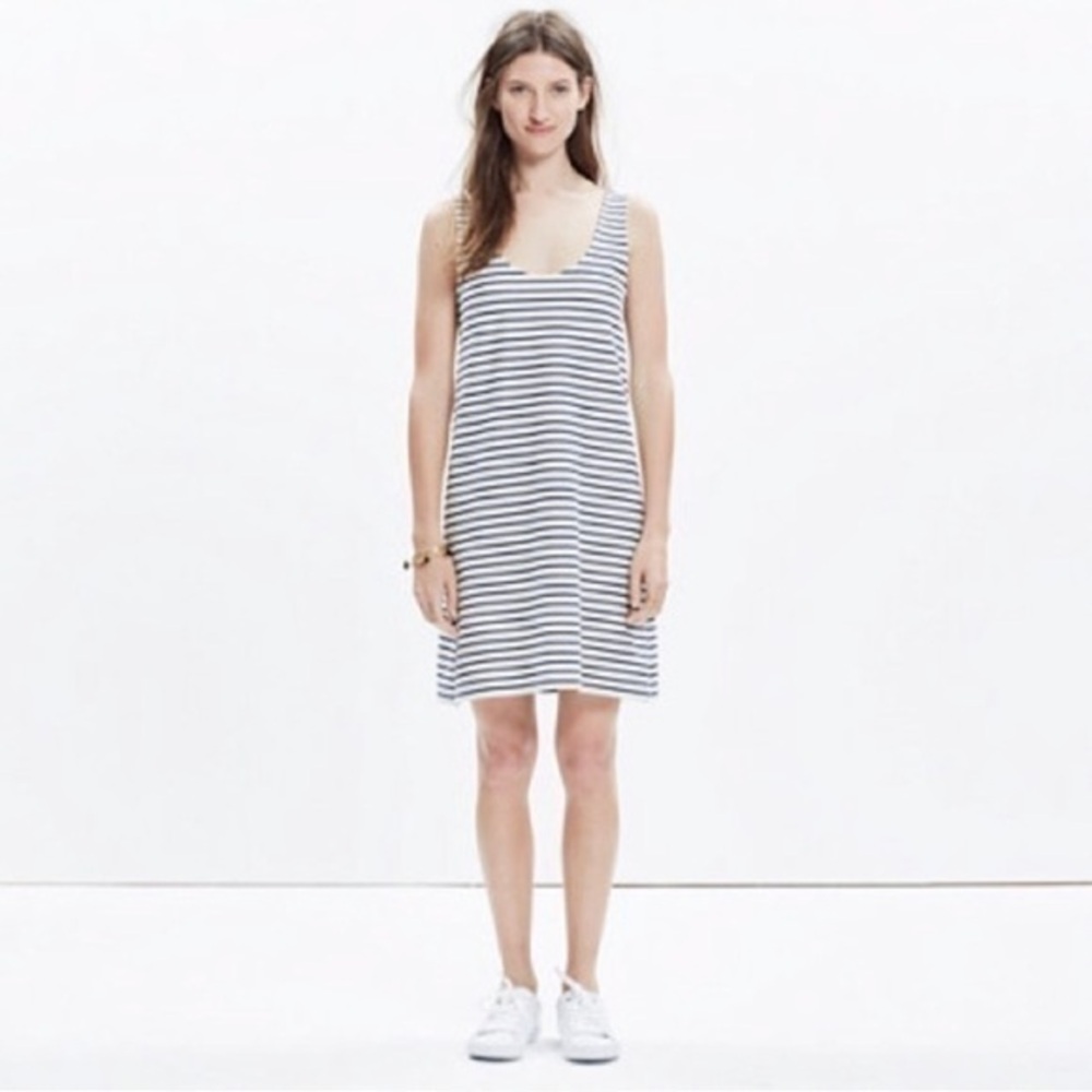 Madewell Effortless Striped Tank Dress